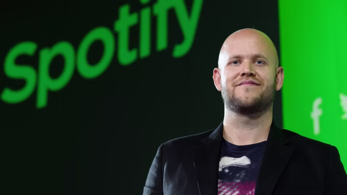 Image of Daniel Ek, co-founder and CEO of Spotify